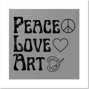 Peace , Love , Art Posters and Art